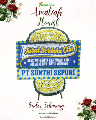 Papan Bunga Duka di Mutiara Timur